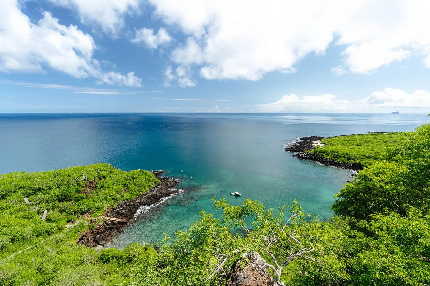The view from Cerro Tijeretas, San Cristobal, Galapagos