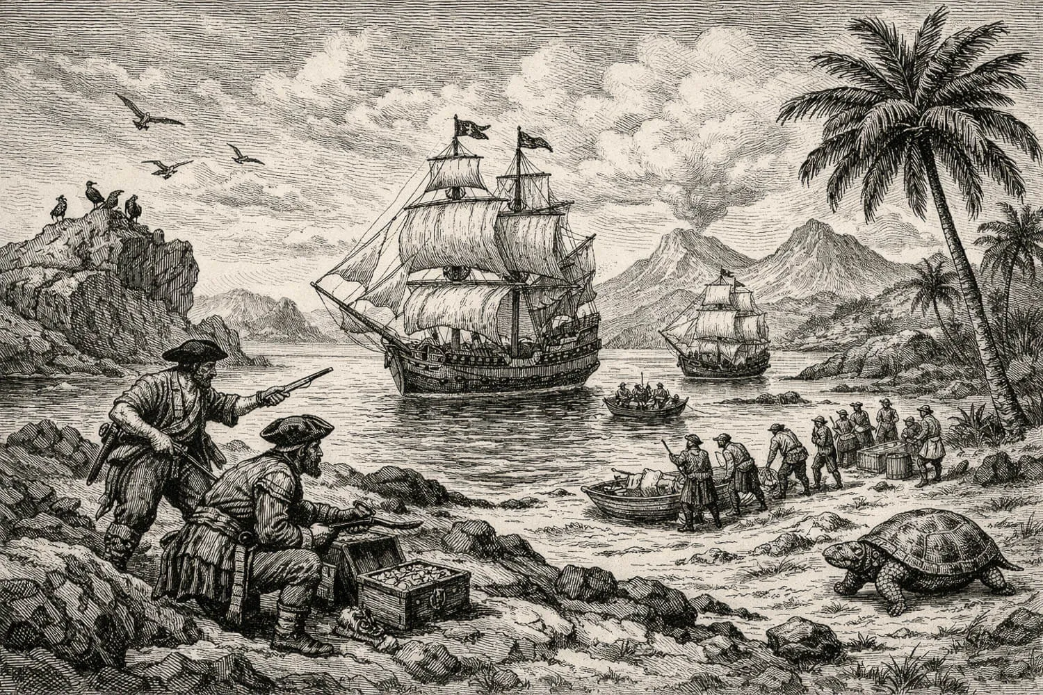 The Galapagos Islands Myths, Legends and Facts - Pirates