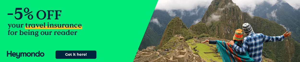 Heymondo Travel Insurance, 5% off for readers of this site