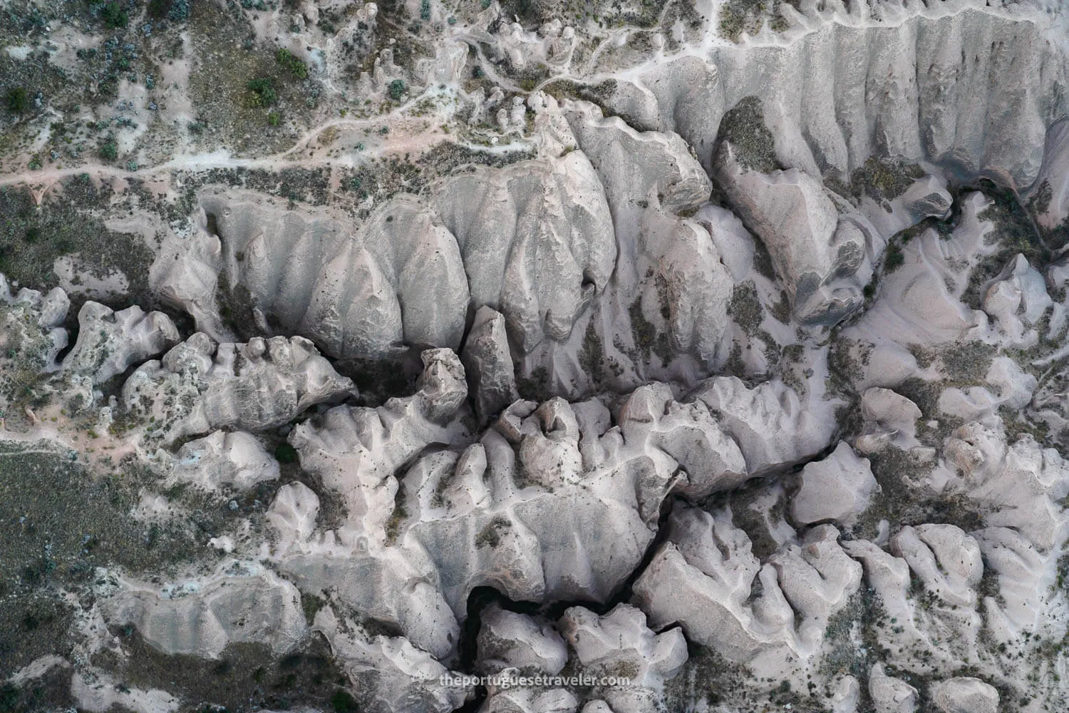 The fairy chimneys in Cappadocia