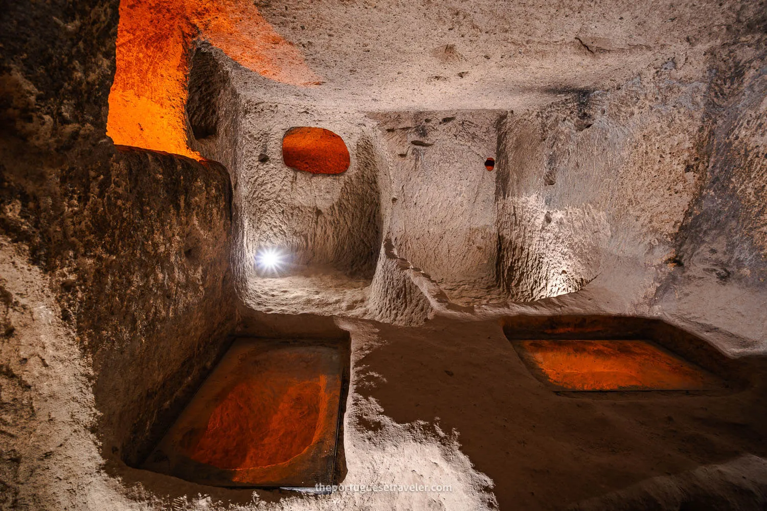 The interior of Kaymakli, on the Cappadocia Green Tour