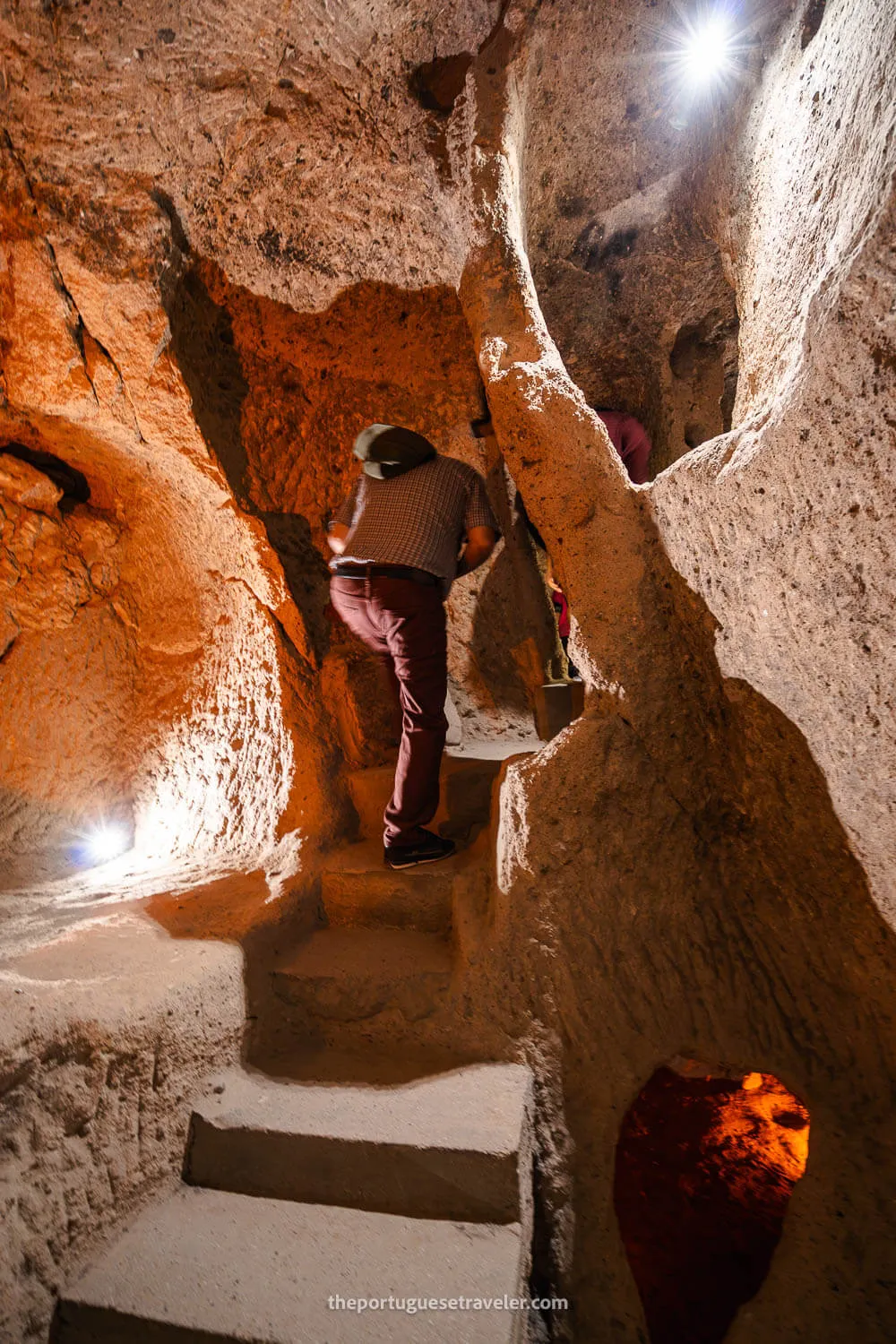 The interior of Kaymakli, on the Cappadocia Green Tour