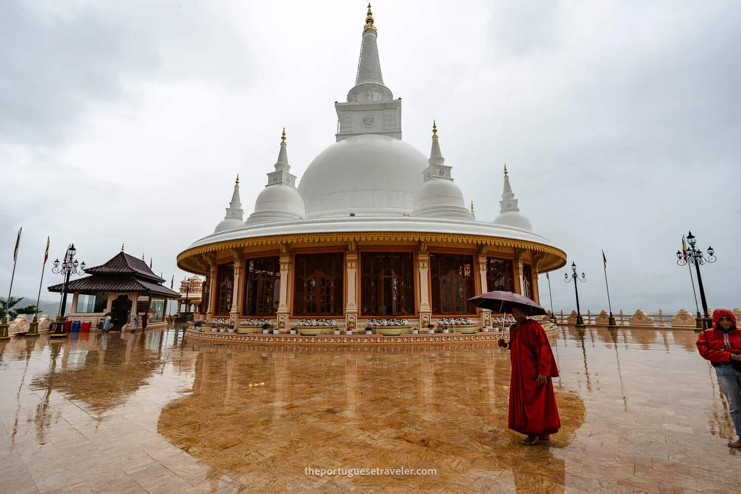 Mahamevnawa Buddhist Monastery, in Bandarawela