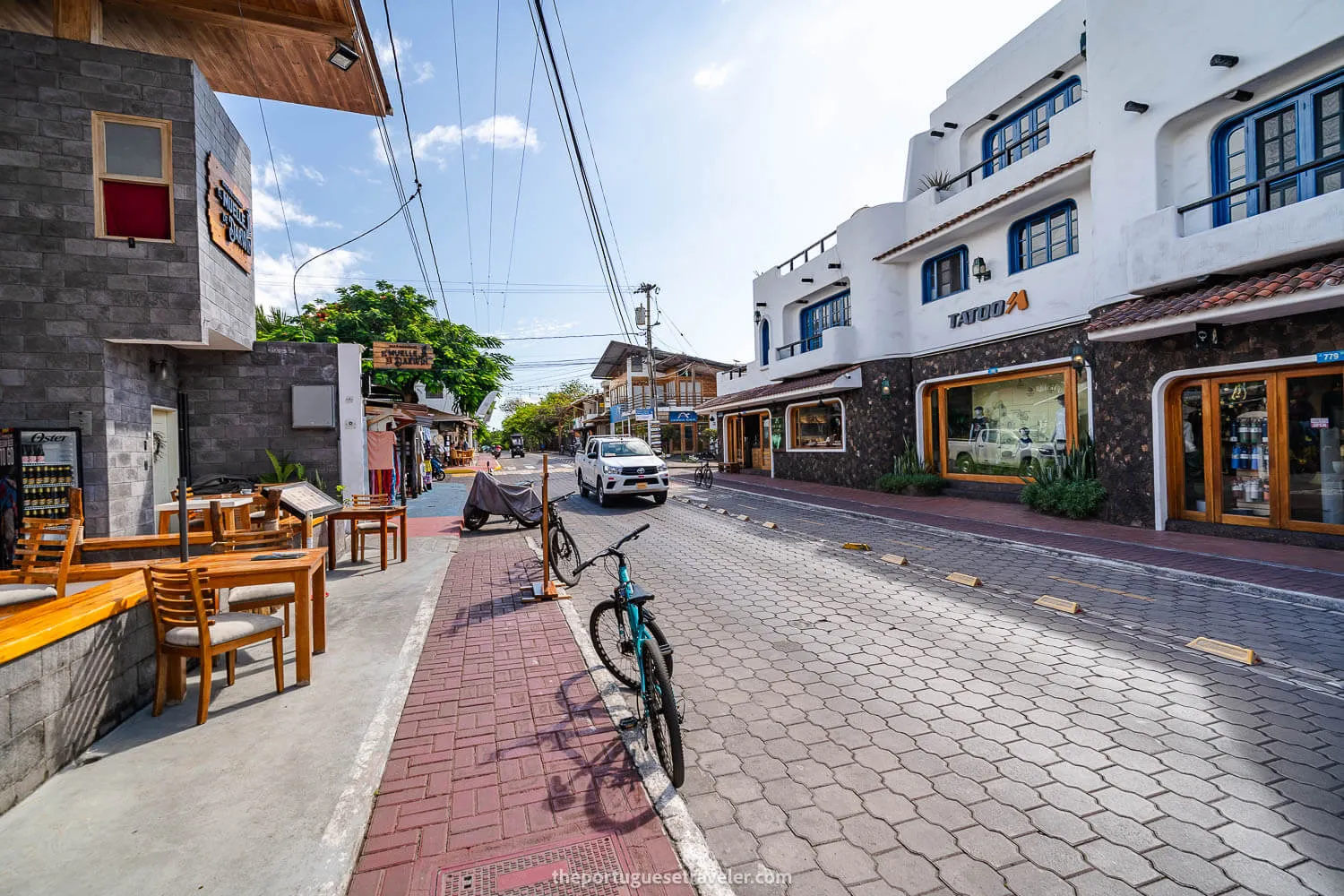 Puerto Ayora's Downtown in Santa Cruz Island