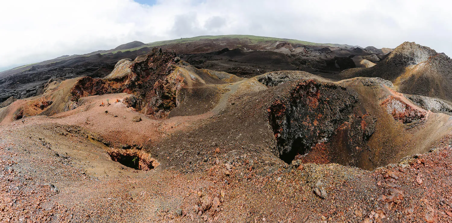 A Panorama of Chico volcano - Galapagos 5 Day Itinerary