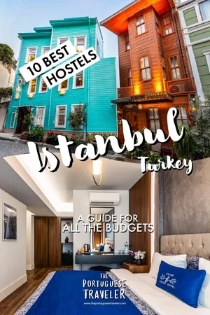 10 Best Hostels in Istanbul, Turkey, Pinterest pin