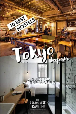 10 Best Hostels in Tokyo, Pinterest pin