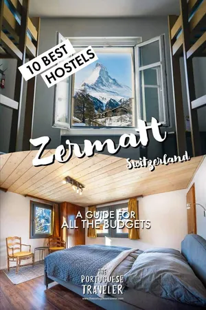 10 Best Hostels in Zermatt, Switzerland, Pinterest pin