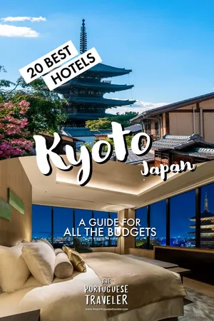 20 Best Hotels in Kyoto, Japan, Pinterest pin