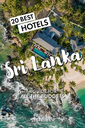 20 Best Hotels in Sri Lanka, Pinterest pin