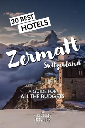 20 Best Hotels in Zermatt, Switzerland, Pinterest pin