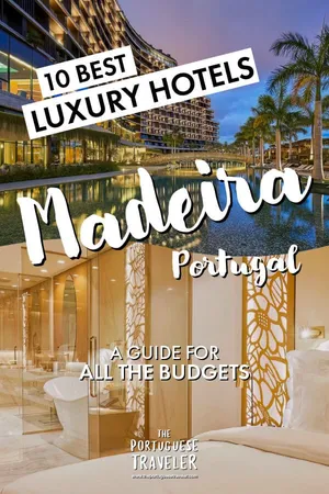 10 Best Luxury Hotels in Madeira, Pinterest pin