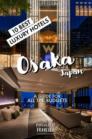 10 Best Luxury Hotels in Osaka, Pinterest pin