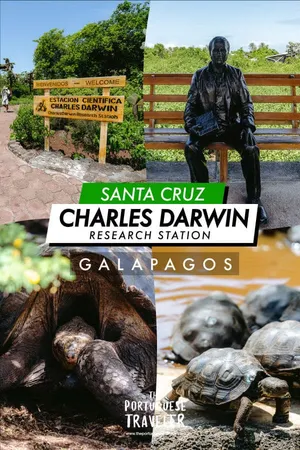 Charles Darwin Research Station in Santa Cruz, Pinterest pin
