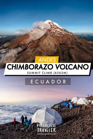 Climbing Chimborazo Volcano (6263m) in Ecuador, Pinterest pin