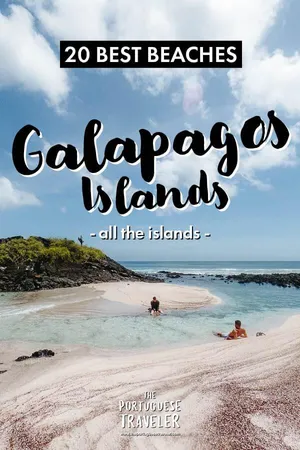 20 Best Beaches in Galapagos: All the Islands, Pinterest pin