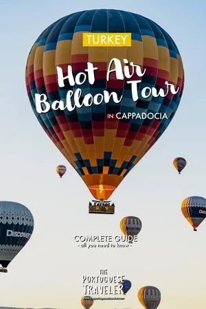 Cappadocia Hot Air Balloon Tour, in Turkey, Pinterest pin