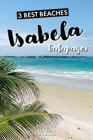 3 Best Beaches in Isabela, Galapagos, Pinterest pin