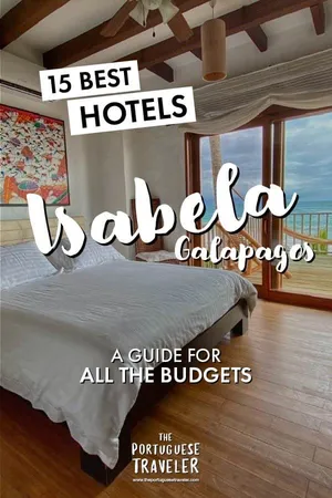 15 Best Hotels in Isabela, Galapagos, Pinterest pin