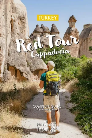 Cappadocia Red Tour, in Turkey, Pinterest pin