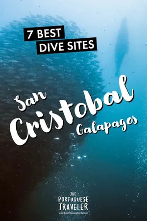 7 Best Dive Sites in San Cristobal, Galapagos, Pinterest pin