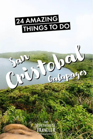 24 Amazing Things To Do in San Cristobal, Galapagos, Pinterest pin