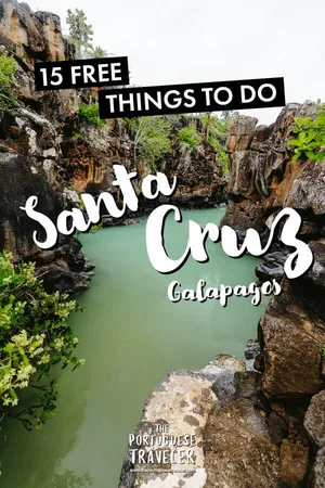 15 Free Things To Do in Santa Cruz, Galapagos, Pinterest pin