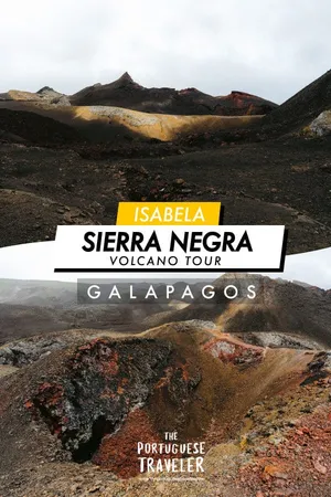 Sierra Negra Volcano Tour in Isabela, Pinterest pin