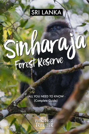 Sinharaja Forest Reserve - UNESCO World Heritage Site, Pinterest pin