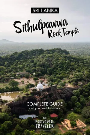 Sithulpawwa Rock Temple - Ancient Buddhist Monastery, Pinterest pin