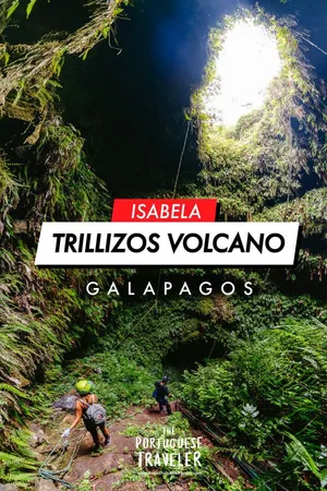 Trillizos Volcano Tour in Isabela, Pinterest pin