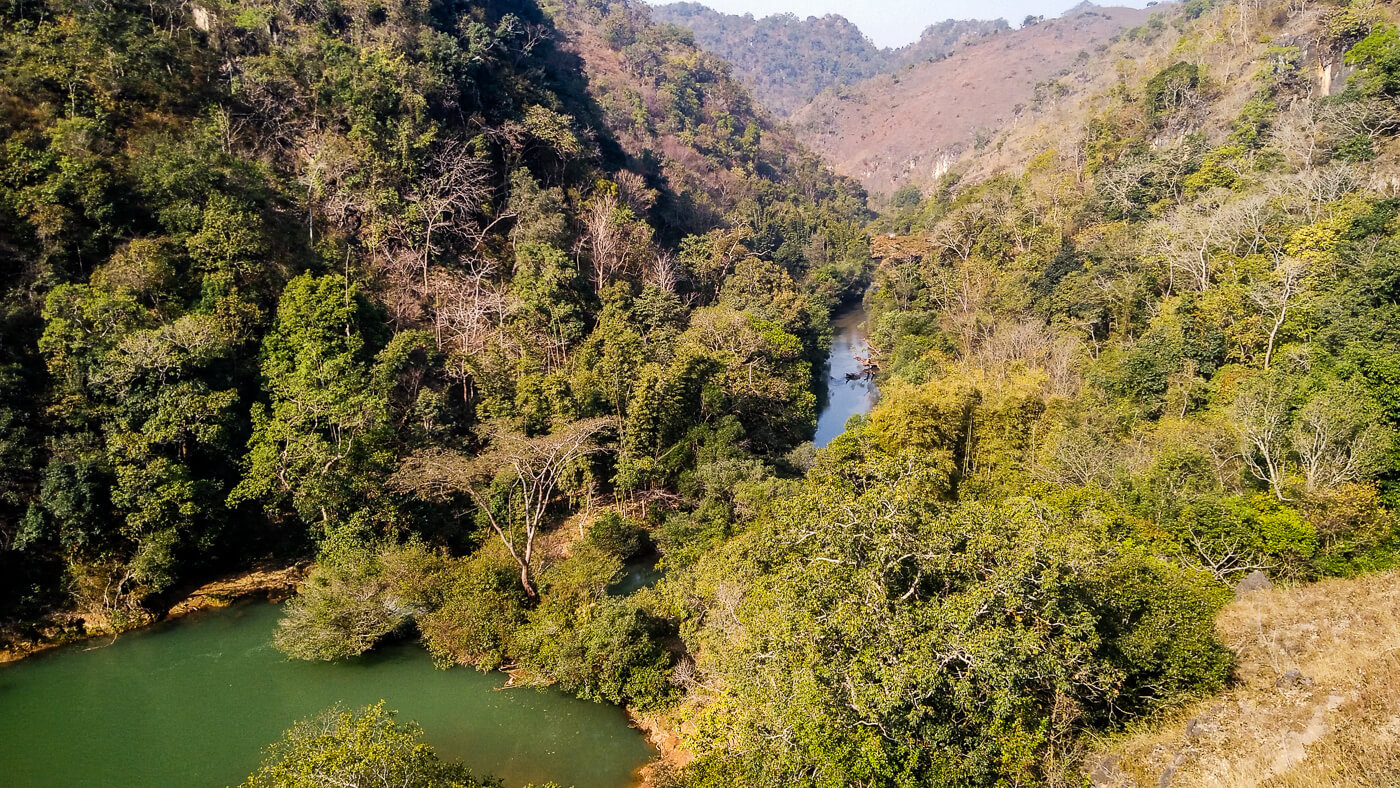 Nature on the hike from Kalaw to Inle Lake, Myanmar