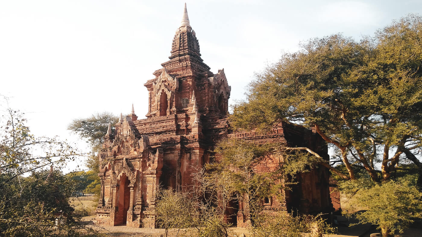 Temple in Old Bagan, Myanmar