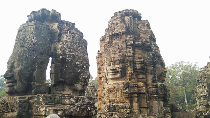 Bayon, the "Many-Faced temple" in Angkor Wat Complex, Cambodia