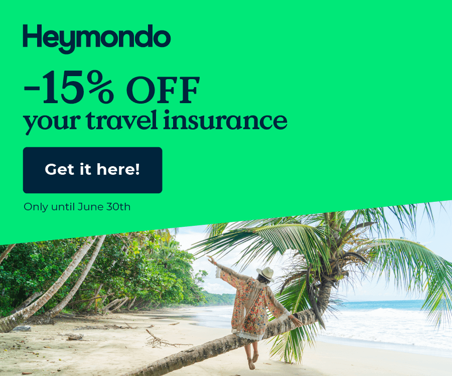 Heymondo Travel Insurance Discount - 15% Summer Promotion