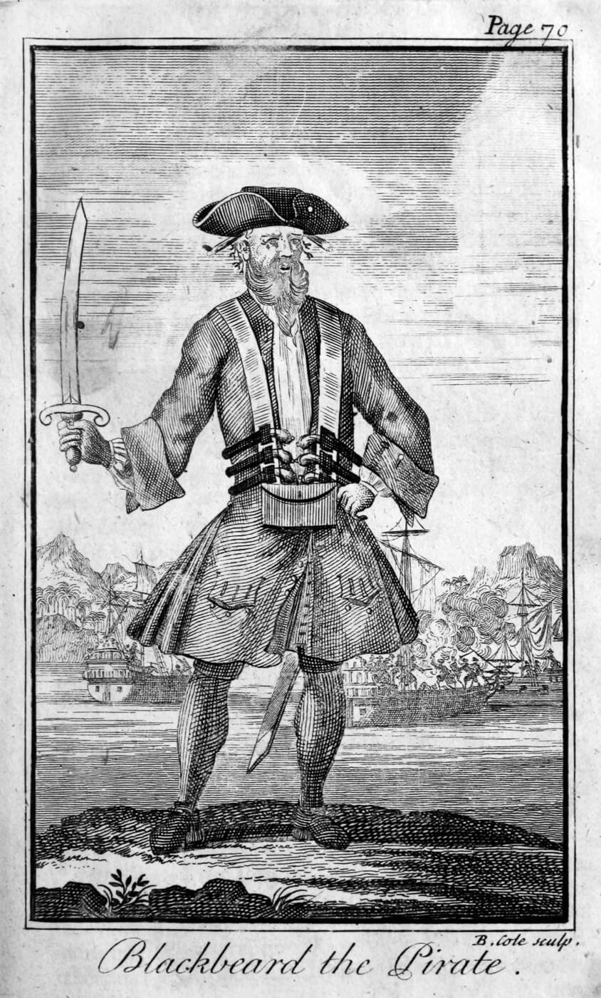 Pirate Blackbeard Portrait