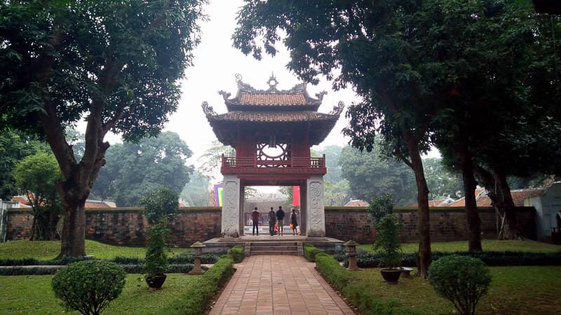 Temple of Literature in Hanoi, Vietnam