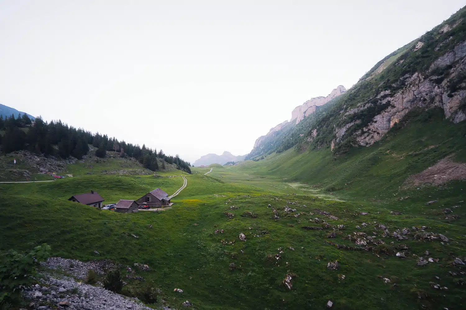 Saxer Lücke Route at Blue Hour