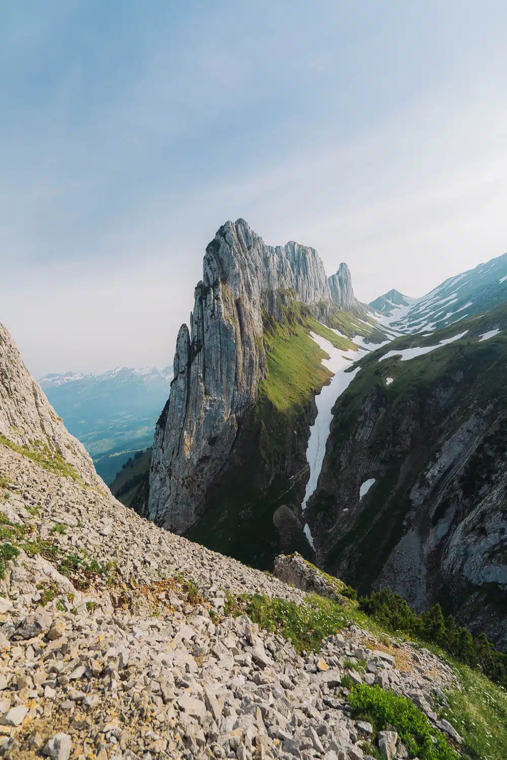 Close to the viewpoint to Saxer Lücke