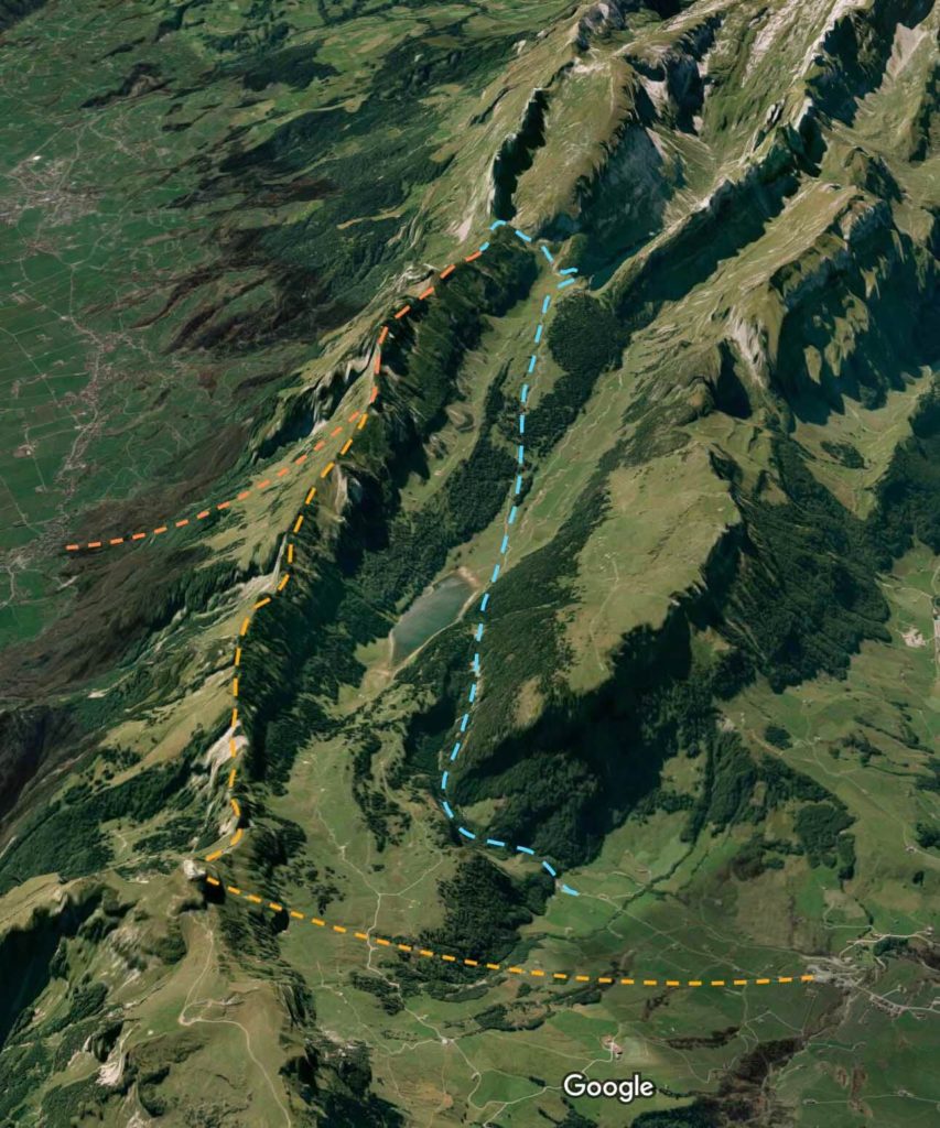 Saxer Lücke Hike Map Google