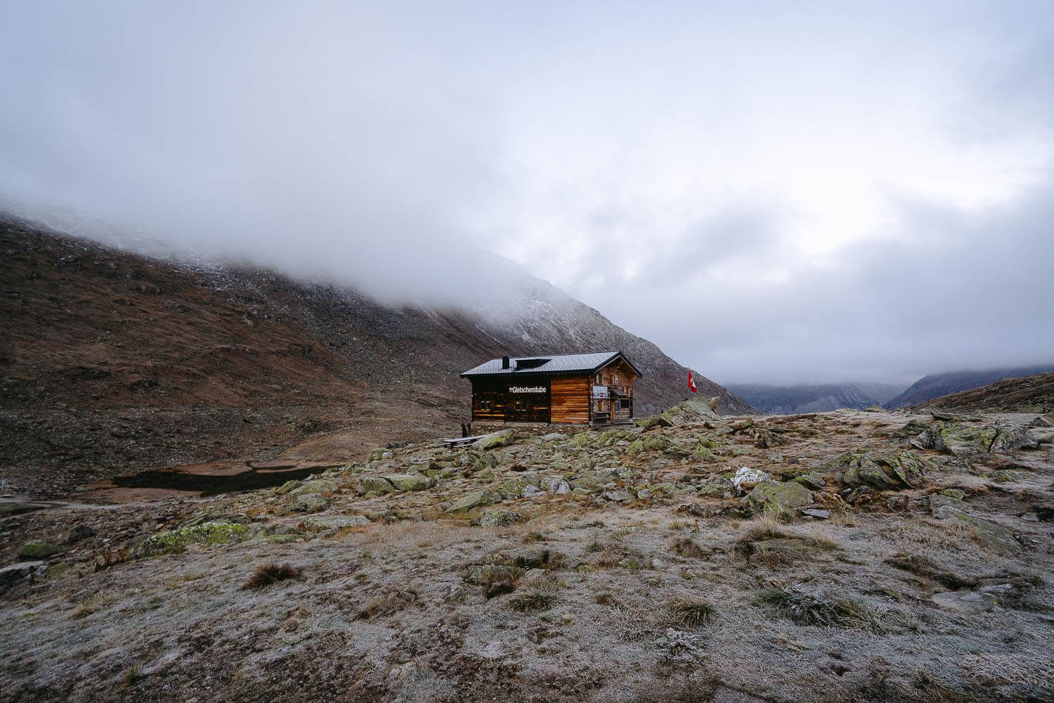 The Gletscherstube mountain hut