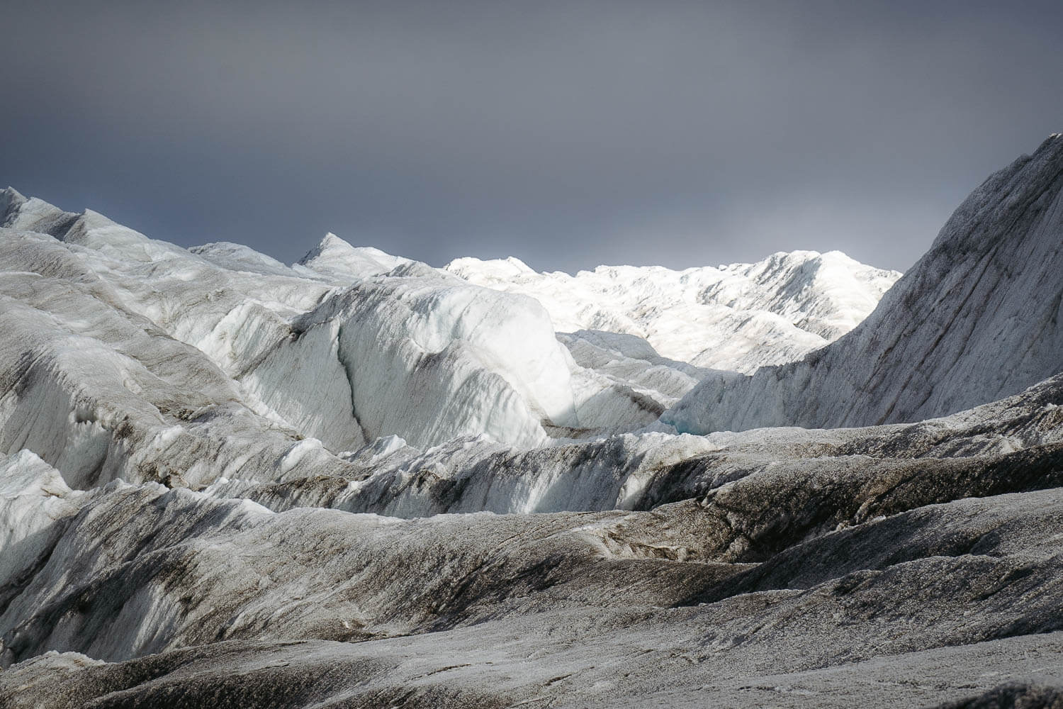 Details of the Aletsch Glacier