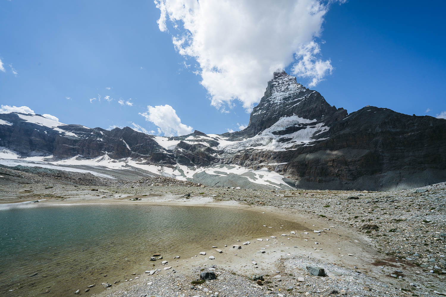 Glacier Lakes on the Matterhorn Glacier Trail