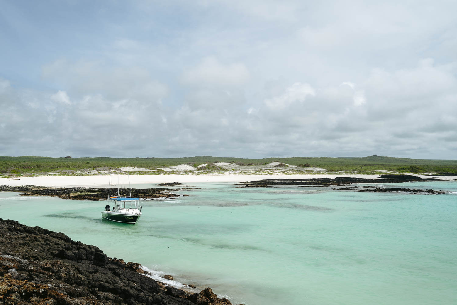 Bahia Rosa Blanca Beach on the 360 Tour in San Cristobal - one of the best beaches in the Galapagos