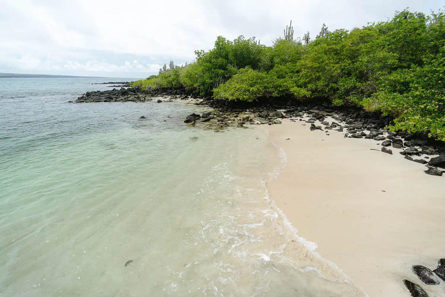 Little beach at the entrance of Love Channel