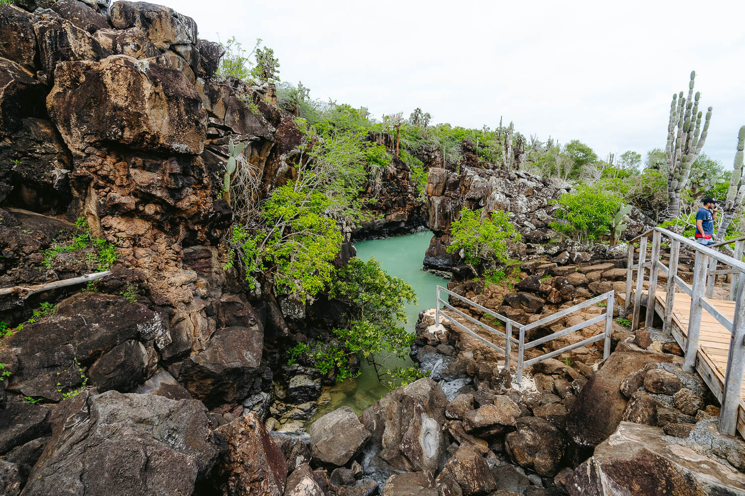 The first glimpse of Canal del Amor