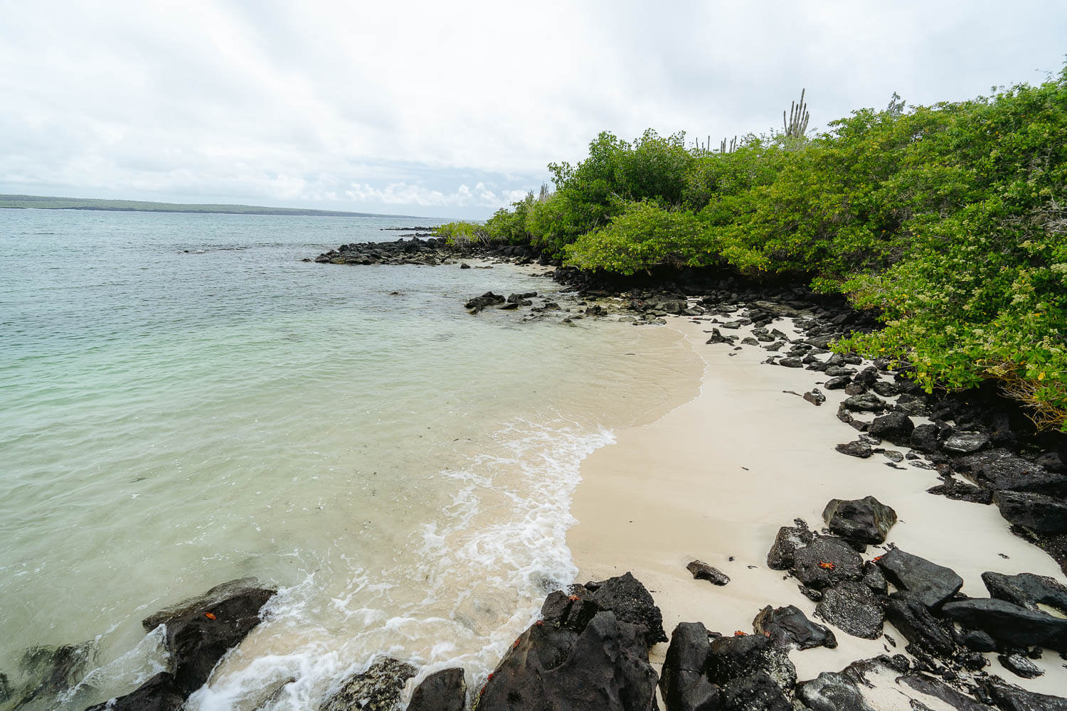 Little beach at the entrance of Love Channel