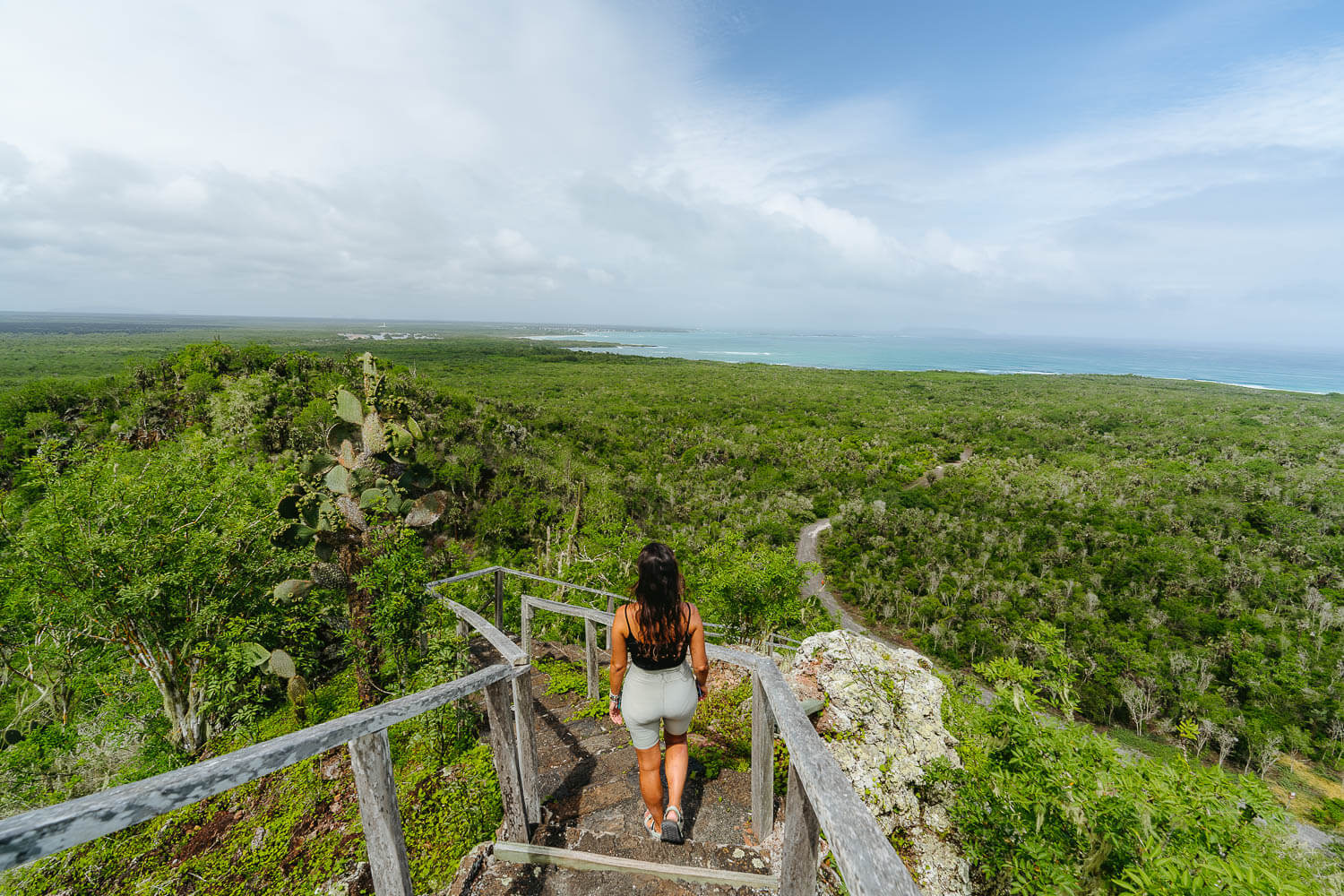 The view to Puerto Villamil