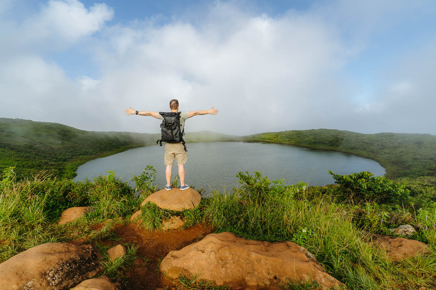 Laguna El Junco in San Cristóbal, Galápagos