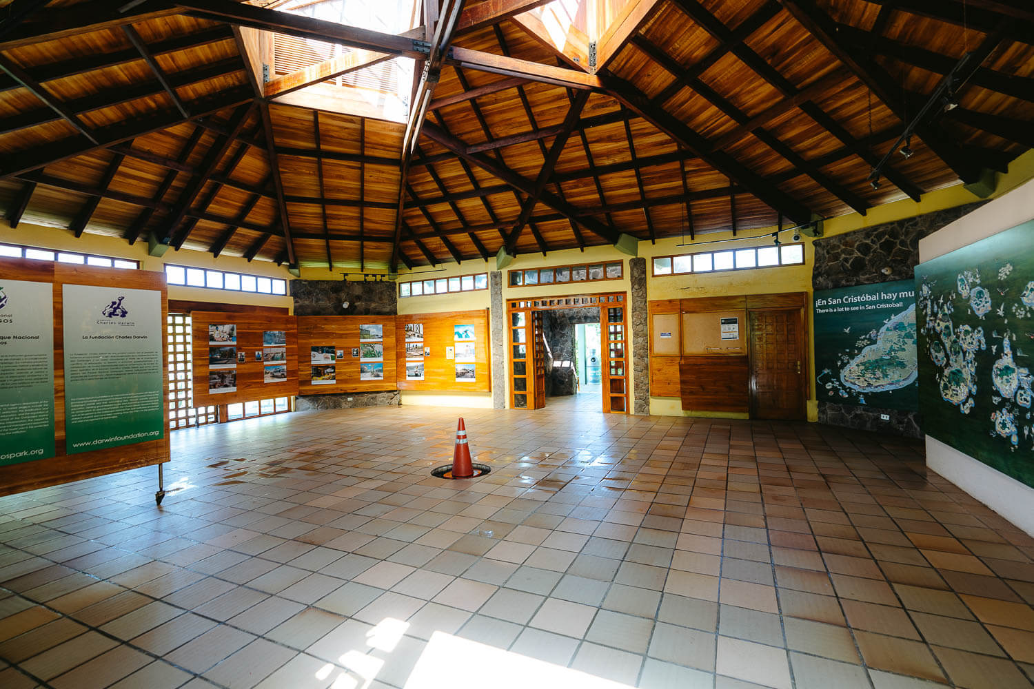 The first pavilion of the Interpretation Center